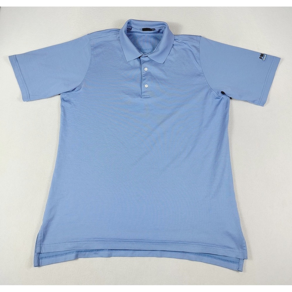 Pureformance Fairway & Greens‎ Polo Shirt Mens XL Blue Performance Golf PMR Logo